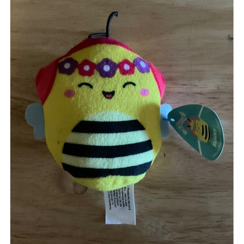 McDonald's Happy Meal Squishmallow Sunny The Bee 3.5 in With Tag